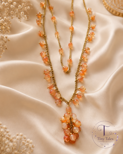 Peach Blossom Necklace 🍑✨ -Code  N2007