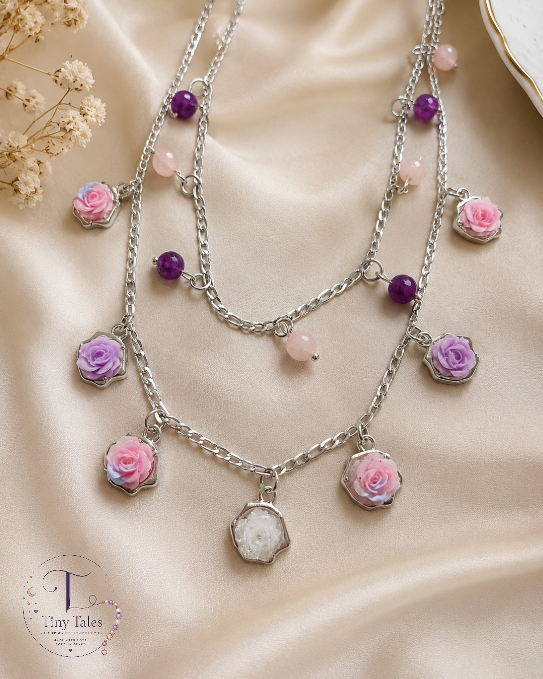 Blooming Garden Necklace 🌸💜 Code N2013