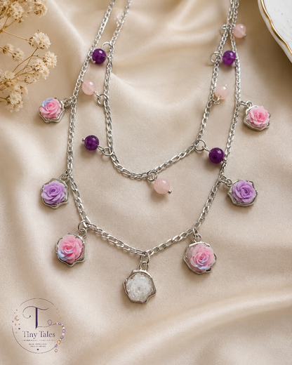 Blooming Garden Necklace 🌸💜 Code N2013