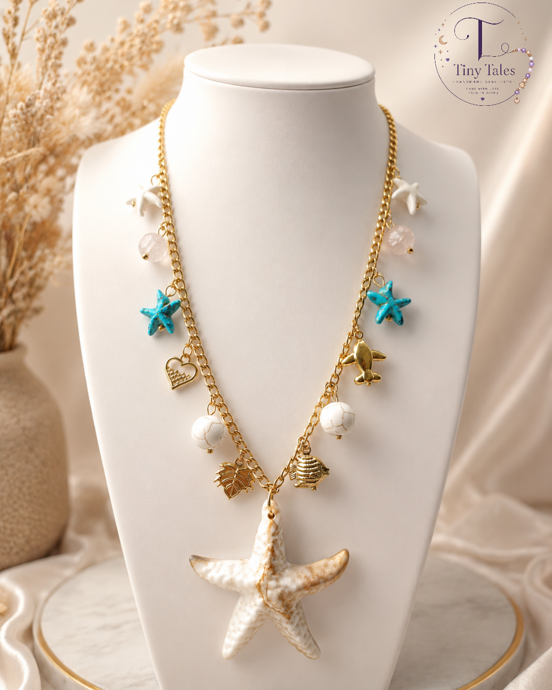 Coastal Charm Necklace 🐚🌊✨Code N2011