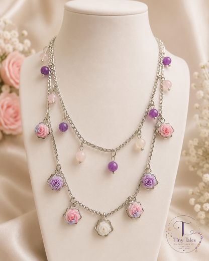 Blooming Garden Necklace 🌸💜 Code N2013