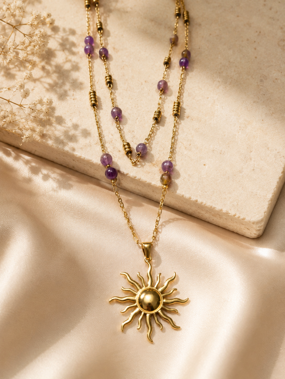 Golden Sol Necklace ☀️✨ Code N2009
